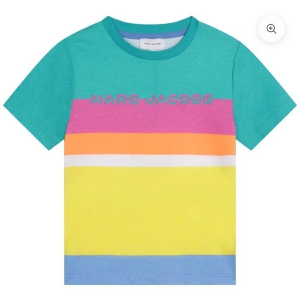 Marc Jacobs Kids Boys Girls Unisex Multicolor Short Sleeves T-Shirt Tee Top 12